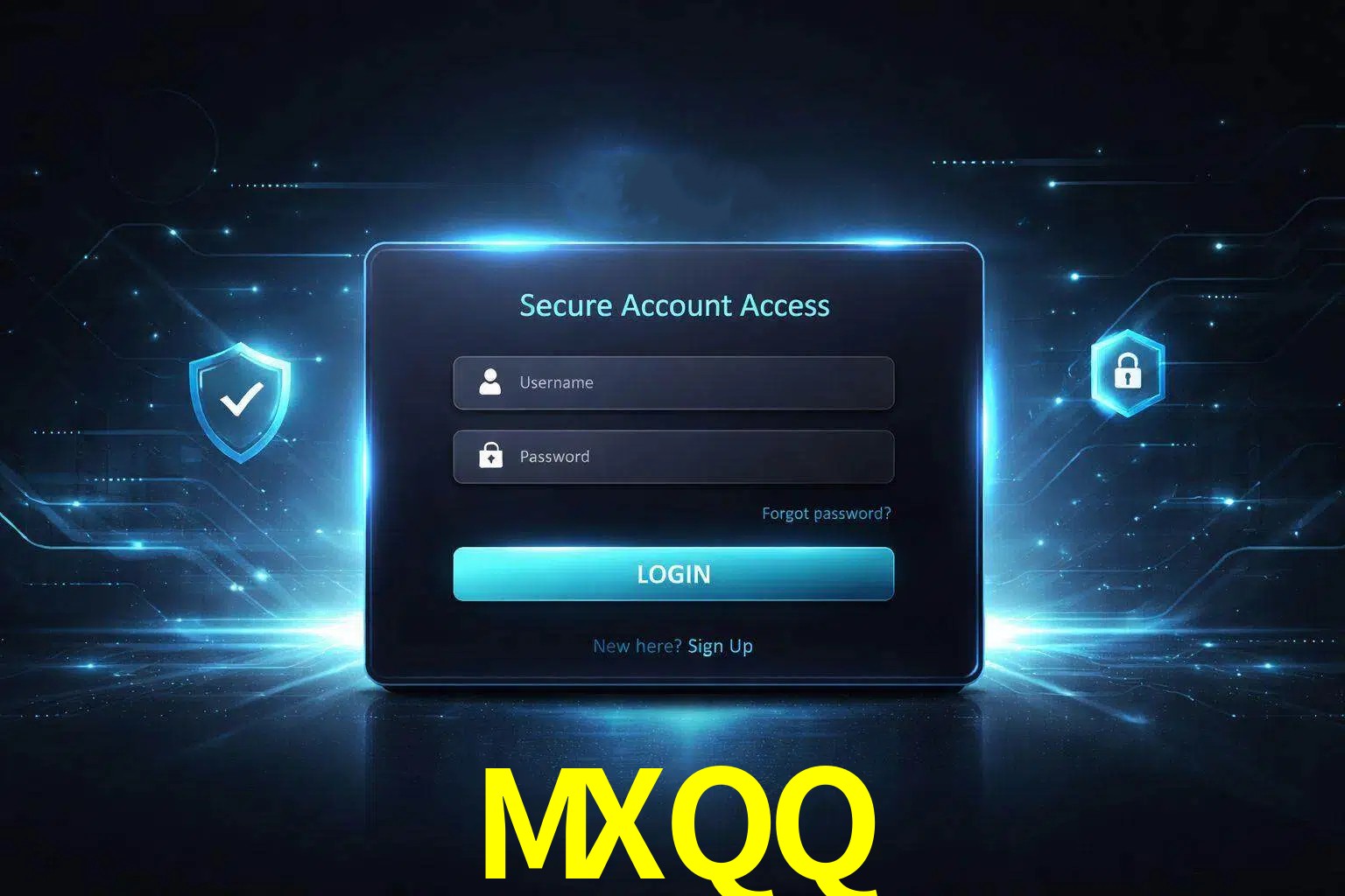 Pantalla de inicio de sesión de cuenta MXQQ para usuarios en México